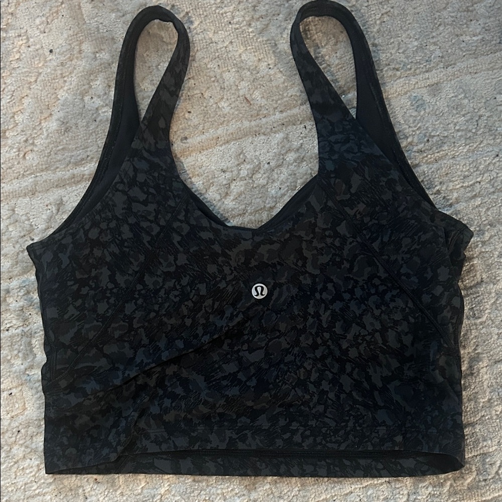 lululemon Align Tank Top Wild Thing Camo Deep Coal